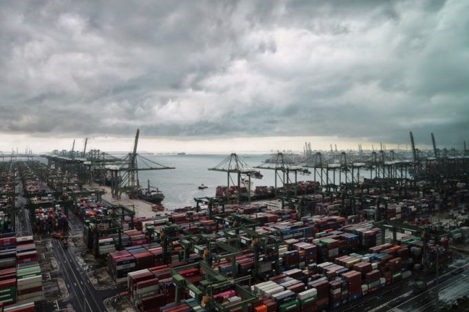 Singapore's exports continue to grow in April but at a slower pace of 6%.