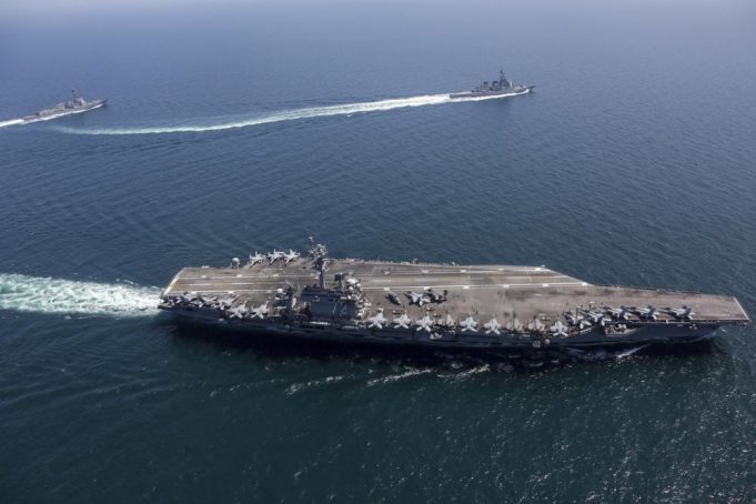 Japan, US hold navy drills off Koreas amid nuke test worry