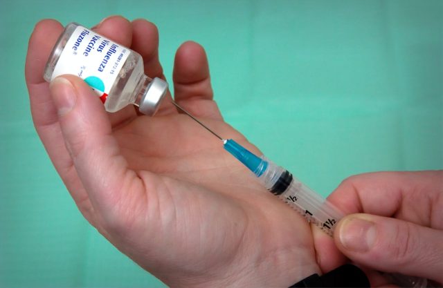 Gonorrhea Vaccine Programme in England Found Through Meningitis Shot Study Nurse draws up 4CMenB meningitis vaccine vials in English sexual health clinic ahead of rollout