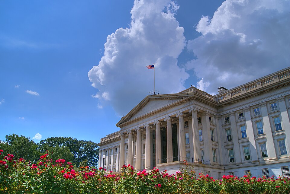 Us Department Of The Treasury Building