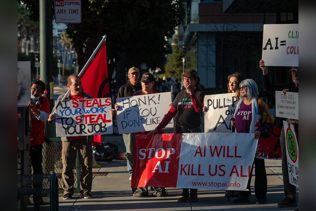 Ai Protest In San Francisco